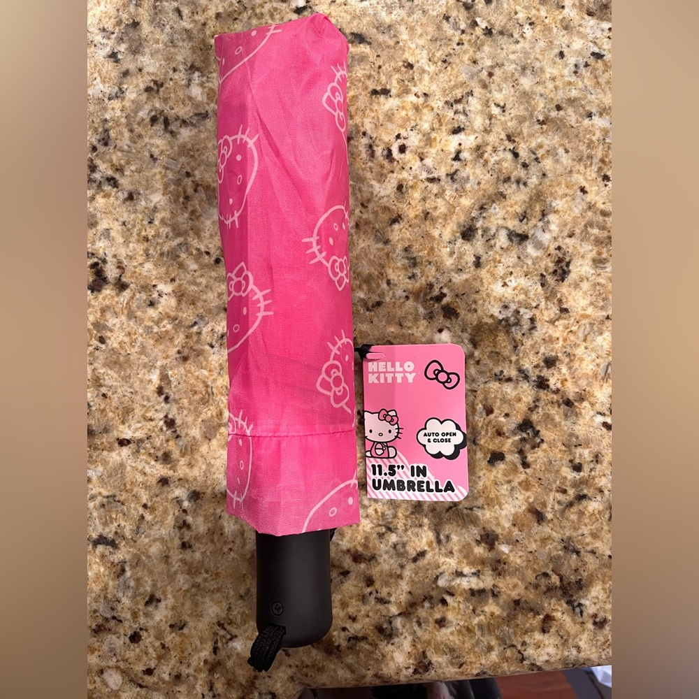Hello Kitty Pink Auto Open Umbrella